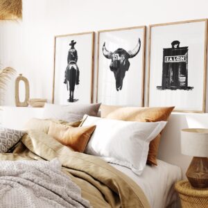 Western Prints Set of 3