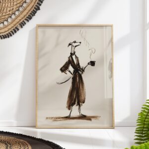 Whippet Coffee Art