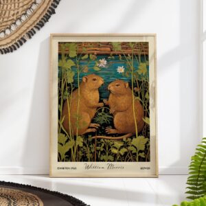 William Morris Beaver Print