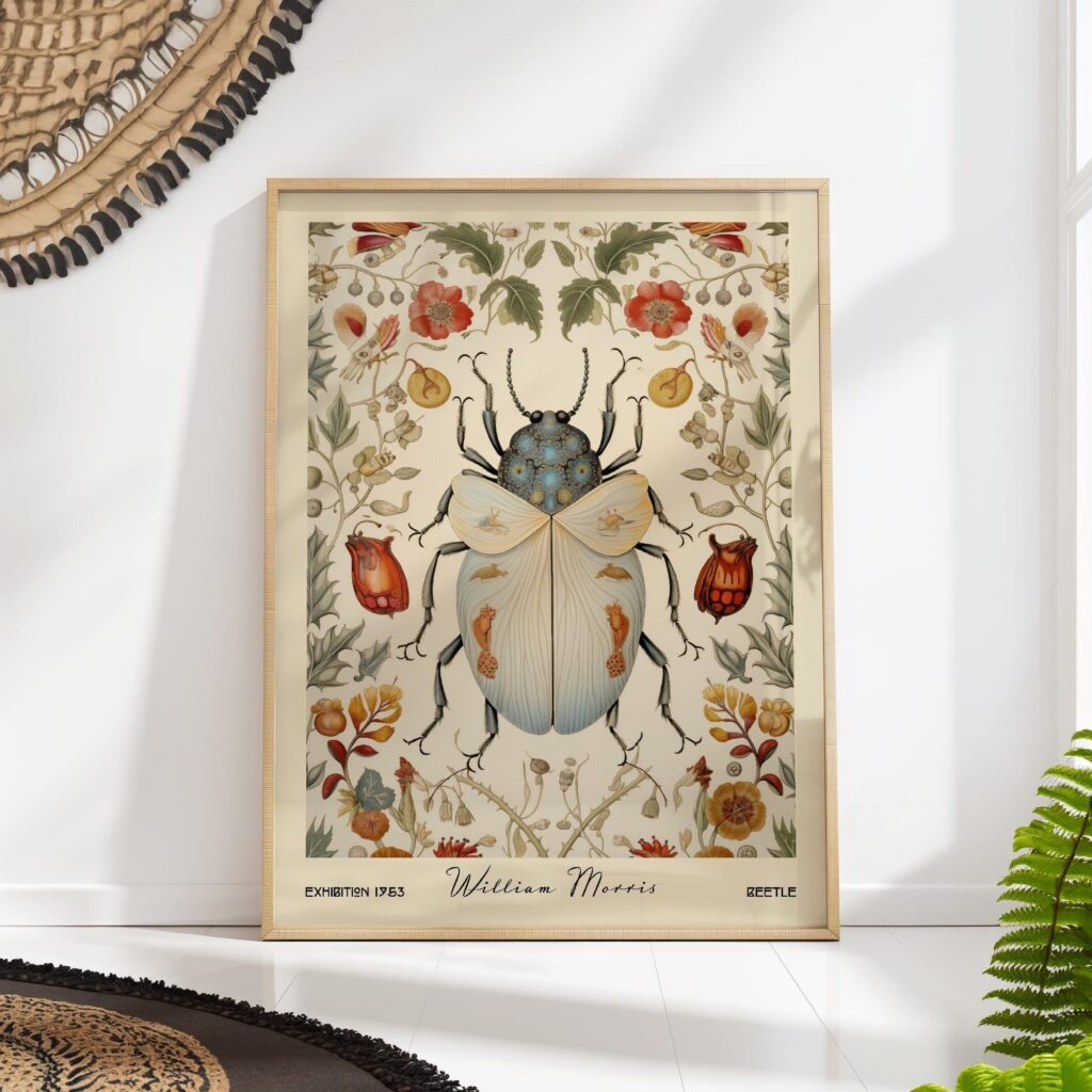 William Morris Beetle Print William Morris Beetle Print