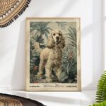 William Morris Cocker Spaniel Art Print