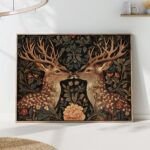 William Morris Deer Floral Print
