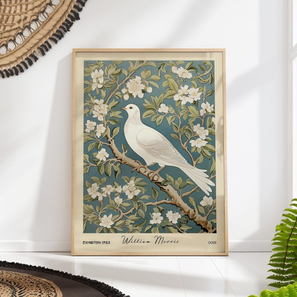 William Morris Dove Art Print William Morris Dove Art Print
