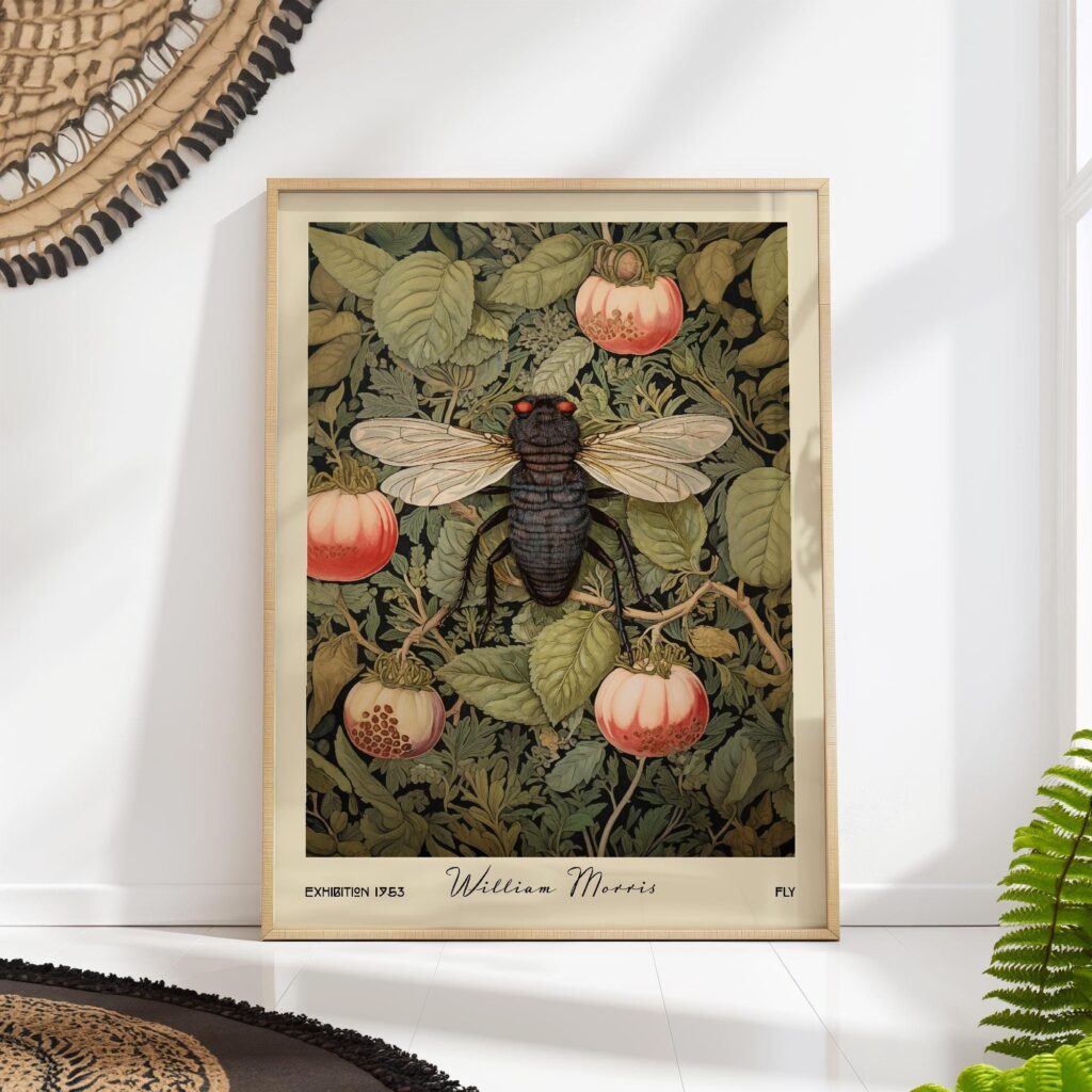 William Morris Fly Insect Print William Morris Fly Insect Print