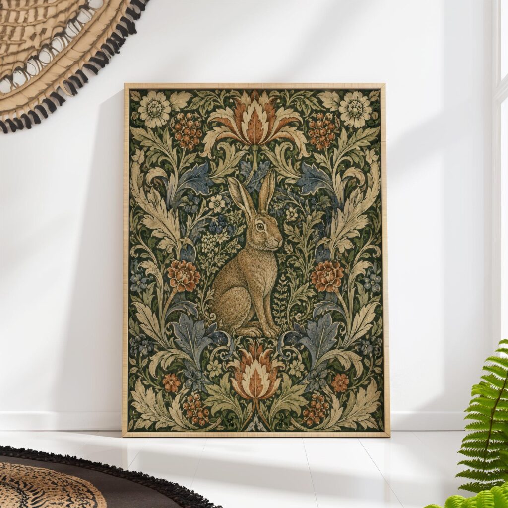 William Morris Hare Print William Morris Hare Print