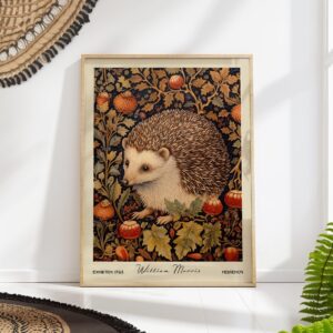 William Morris Hedgehog Print
