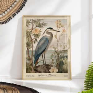 William Morris Heron Art Print