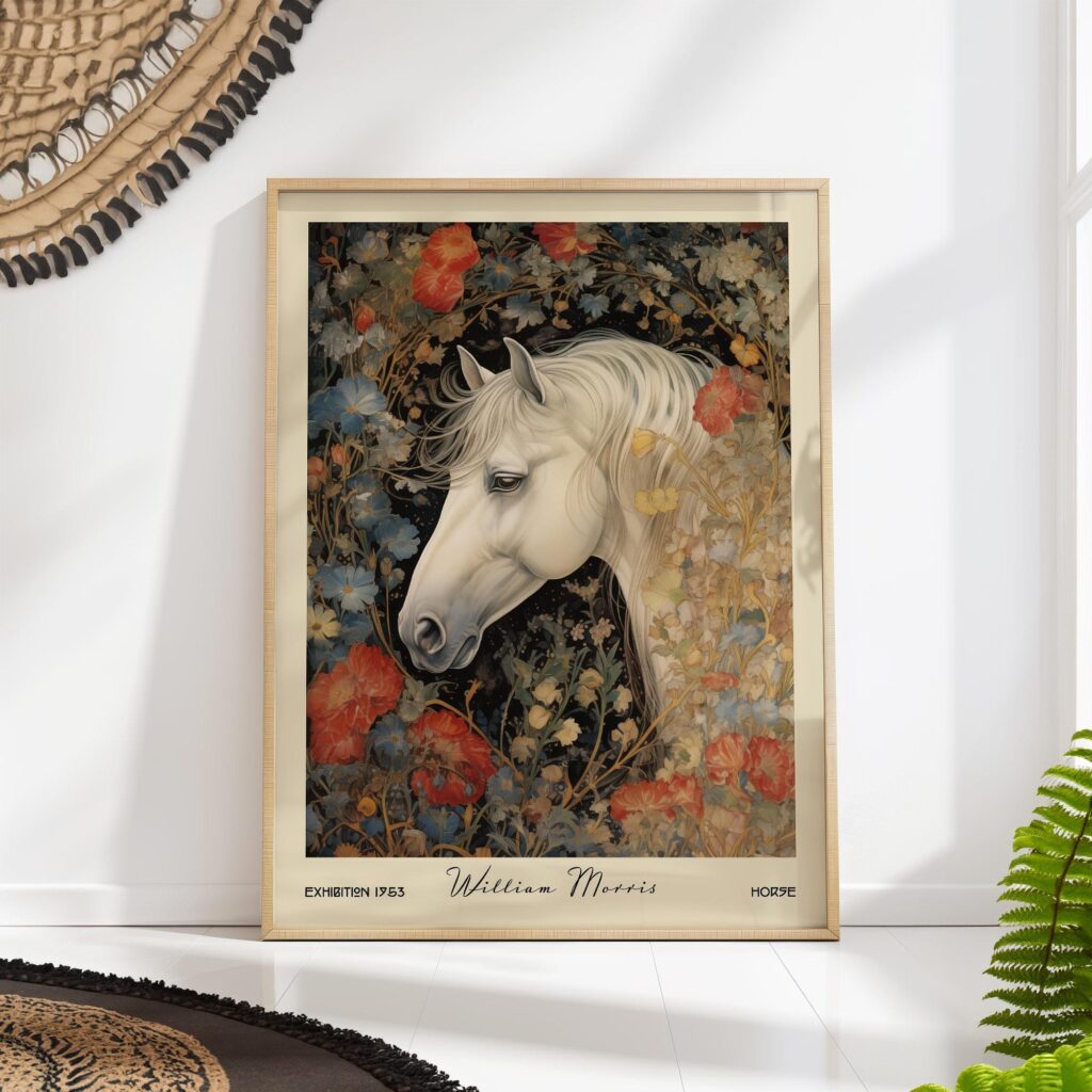 William Morris Horse Print William Morris Horse Print