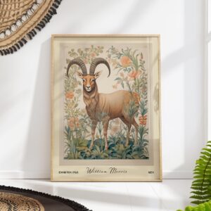 William Morris Ibex Art Print