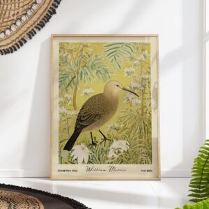 William Morris Kiwi Bird Art Print