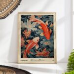 William Morris Koi Fish Art Print