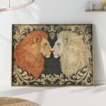 William Morris Lion Art Print