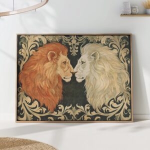 William Morris Lion Art Print