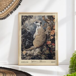 William Morris Meerkat Art Print