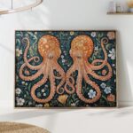 William Morris Octopus Wall Art