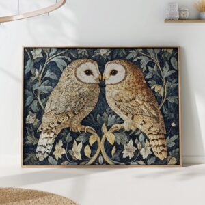 William Morris Owl Art Print