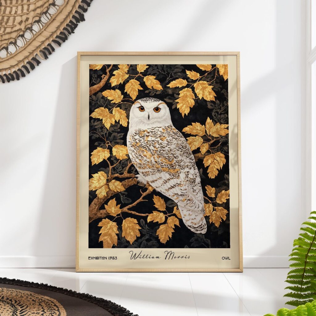 William Morris Owl Print William Morris Owl Print