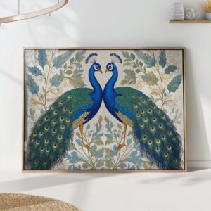William Morris Peacock Poster