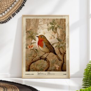 William Morris Robin Print
