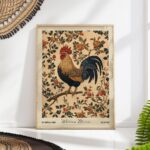 William Morris Rooster Print