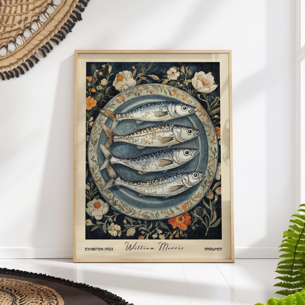 William Morris Sardines Print