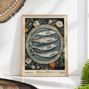 William Morris Sardines Print