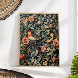 William Morris Sparrows Art Print