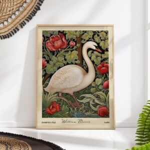 William Morris Swan Art Print