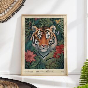 William Morris Tiger Art Print