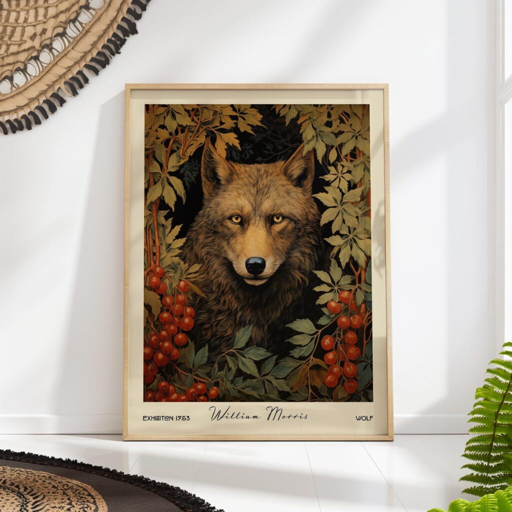 William Morris Wolf Art Print William Morris Wolf Art Print