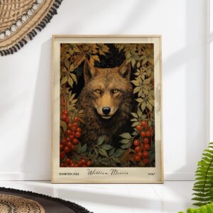 William Morris Wolf Art Print