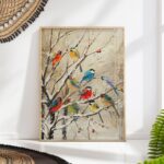 Winter Birds Wall Art