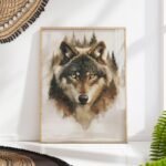 Wolf Forest Animal Wall Art