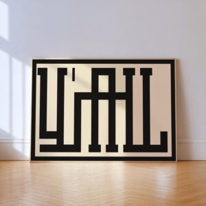 Y'all Western Art Print