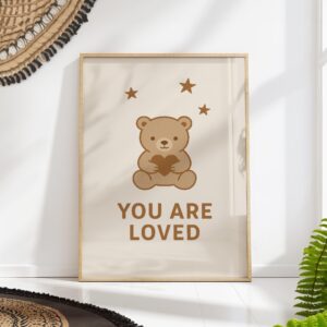 You Are Loved Bear Print