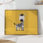 Zebra Nursery Print