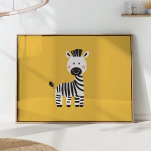 Zebra Nursery Print