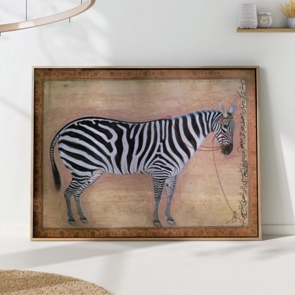 Zebra Safari Art Print