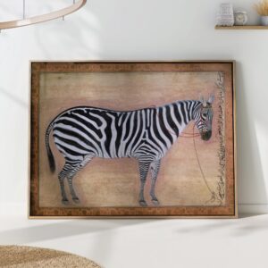 Zebra Safari Art Print