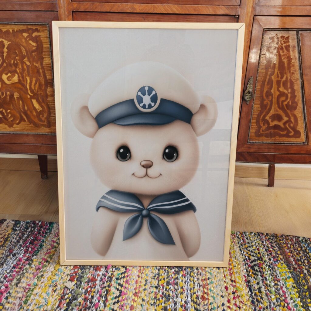Adorable Bear Nursery Print