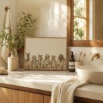 Animals Bathroom Print