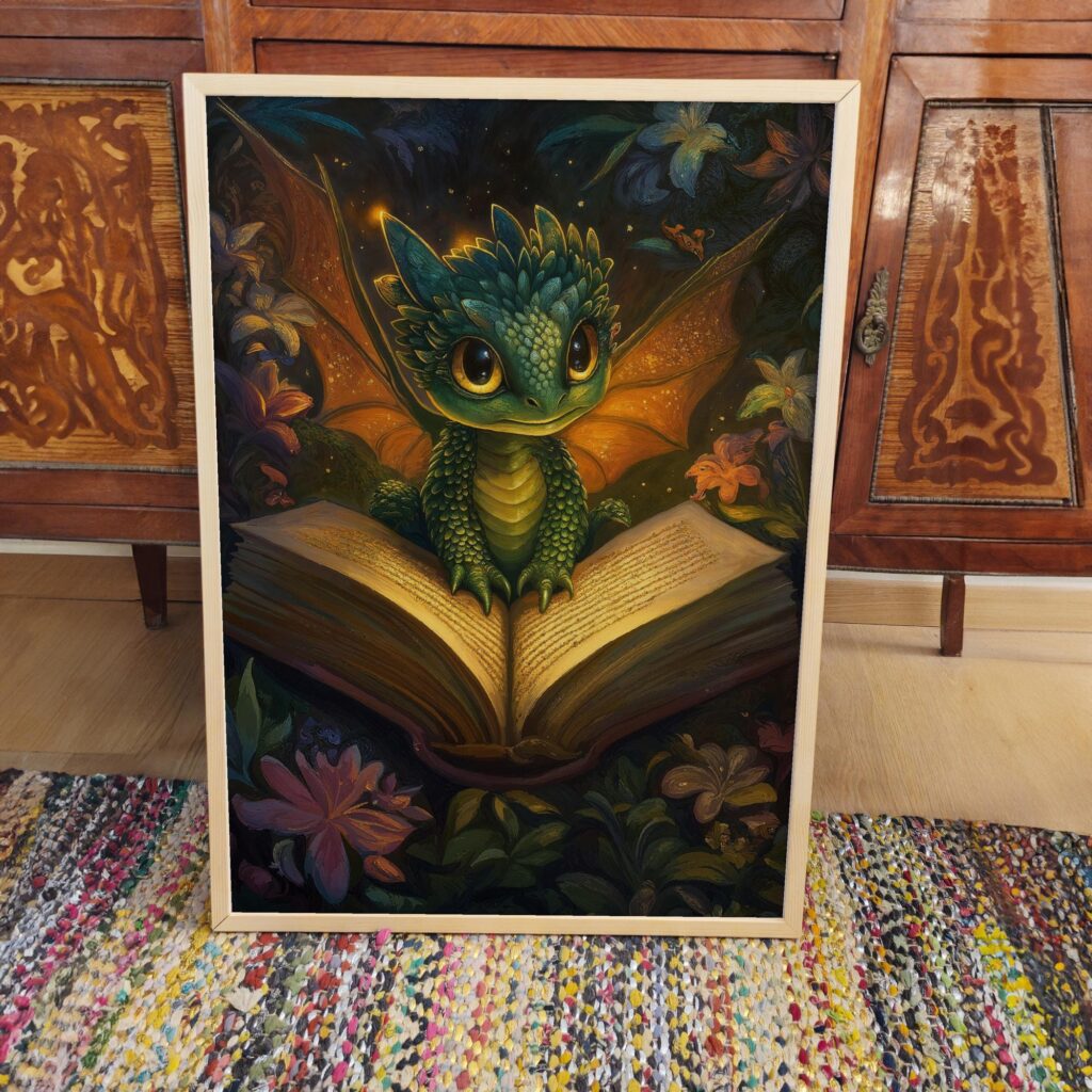 Baby Dragon Art Print