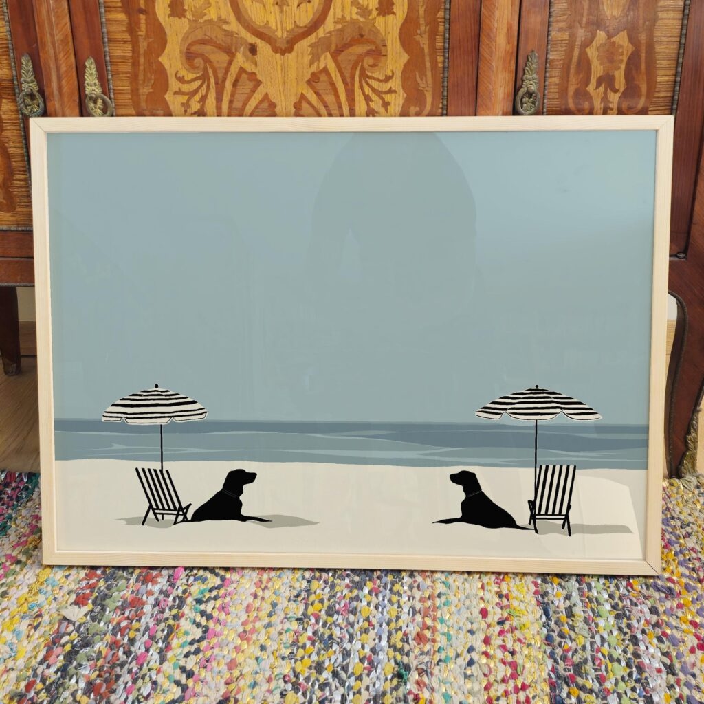 Beach Dogs Art