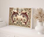 Beach House Dolphin Print