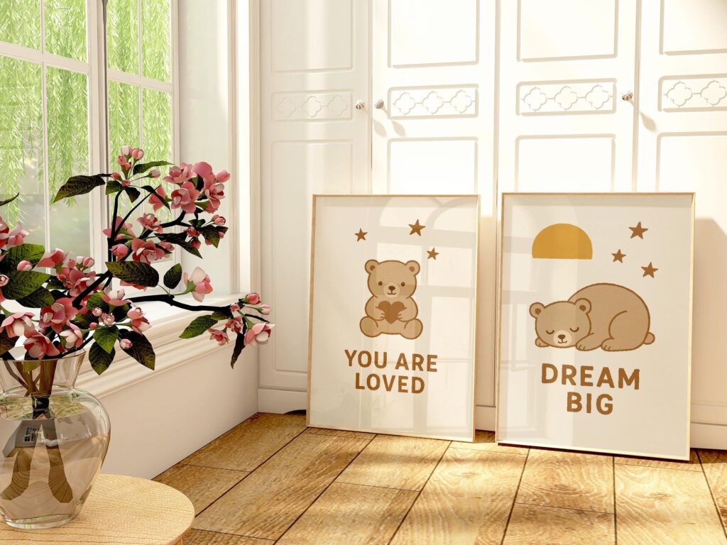 Bear Nursery Art Prints
