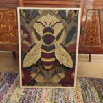 Bee Mid Century Poster