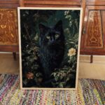 Black Cat Art Print