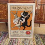 Black Cat Rabbit Music Poster