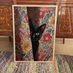 Black Cat Wall Art