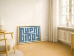 Blue Western Art Print